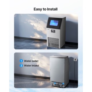 VEVOR Μηχανή Παραγωγής Πάγου από Ανοξείδωτο Ατσάλι για Μπαρ & Εστια... VEVOR Μηχανή Παραγωγής Πάγου από Ανοξείδωτο Ατσάλι για Μπαρ & Εστια...