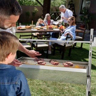 VEVOR Σούβλα Ψησταριάς, 60kg, Ανοξείδωτη για Γουρούνι/Αρνί, με Μοτέ...