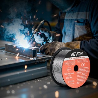 VEVOR Σύρμα Συγκόλλησης Flux Core MIG Ε71T-11 0.9mm 0.45kg Χωρίς Αέ...