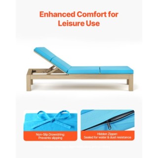 VEVOR Σετ 2 Εξωτερικών Μαξιλαριών Ξαπλώστρας 72 x 21 in Αδιάβροχα, ...