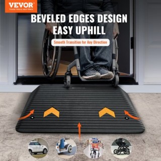 VEVOR Λαστιχένια Ράμπα Πόρτας 4 Ανύψωση 15 τόνων Φορτίο XBLYPDBG35... VEVOR Λαστιχένια Ράμπα Πόρτας 4 Ανύψωση 15 τόνων Φορτίο XBLYPDBG35...