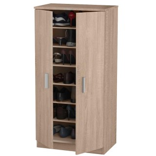 BAKAJI Παπουτσοθήκη με 2 πόρτες 7 ράφια 55 x 36 x 108 cm - Πολυλει... BAKAJI Παπουτσοθήκη με 2 πόρτες 7 ράφια 55 x 36 x 108 cm - Πολυλει...