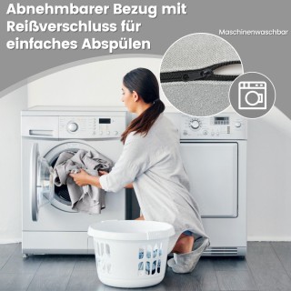 Costway Τριπλό Πτυσσόμενο Καναπές-Κρεβάτι με Αφαιρούμενο Κάλυμμα κα...