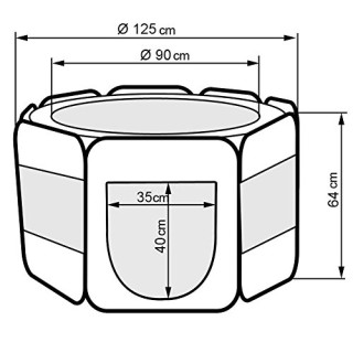 BAKAJI Κουτί Σκηνής Για Κουτάβια Σκύλων Περίφραξη Σπιτάκι Για Μικρ... BAKAJI Κουτί Σκηνής Για Κουτάβια Σκύλων Περίφραξη Σπιτάκι Για Μικρ...