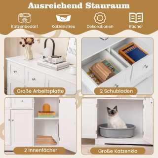 Costway Ντουλάπι Γάτας: Λύση για Διακριτική και Άνετη Χρήση από του...