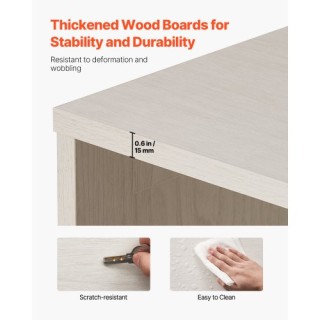 VEVOR Λευκή Ξύλινη Βιβλιοθήκη 5 Επιπέδων 79,2 x 29,7 x 173,5 cm Ελ... VEVOR Λευκή Ξύλινη Βιβλιοθήκη 5 Επιπέδων 79,2 x 29,7 x 173,5 cm Ελ...