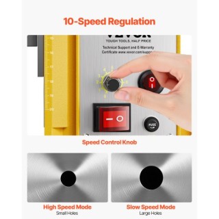 VEVOR Μαγνητικό Δράπανο 1400W 2in 0-750 RPM CLZJPDJ50MMM8SYP4V2