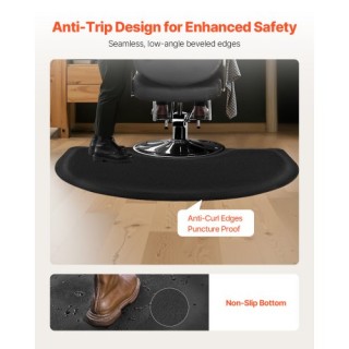 VEVOR Υπόστρωμα Σαλονιού για Κομμωτές 1220 x 905 mm Ημικυκλικό SLDB...