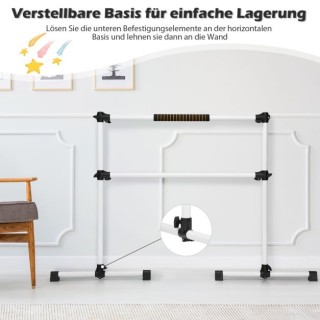 Ρυθμιζόμενη Μπάρα Μπαλέτου 123 x 71 x 119CM COSTWAY  SP37449SV