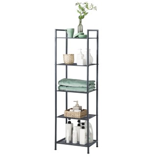 SONGMICS Μεταλλική Ραφιέρα 5 Επιπέδων Ρυθμιζόμενη – Μαύρο ,BSC35BK&... SONGMICS Μεταλλική Ραφιέρα 5 Επιπέδων Ρυθμιζόμενη – Μαύρο ,BSC35BK&...