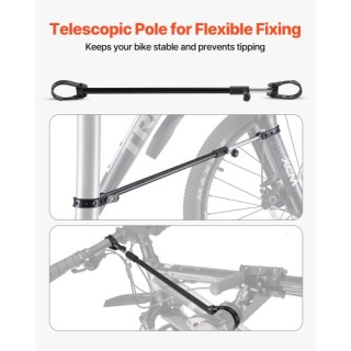 VEVOR Ρυθμιζόμενη Βάση Επισκευής Ποδηλάτου 110 lb με Δίσκο Εργαλείω... VEVOR Ρυθμιζόμενη Βάση Επισκευής Ποδηλάτου 110 lb με Δίσκο Εργαλείω...