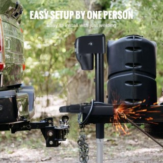 VEVOR Ζεύξη Τρέιλερ A-Frame, 2 Σφαίρα, 7000 lbs, Βαρέως Τύπου, Μαύρ...