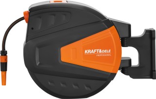 Kraft&Dele Αυτόματη Ανέμη Τοίχου με Λάστιχο Ποτίσματος 40m + 2m (1/...