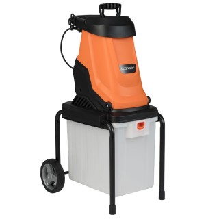Costway 2800W Ηλεκτρικός Θρυμματιστής με Κάδο 50L Πορτοκαλί GT4497D...