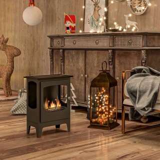 HOMCOM Διαδρομή βιοαιθανόλης από ανοξείδωτο ατσάλι με καυστήρα 1,2... HOMCOM Διαδρομή βιοαιθανόλης από ανοξείδωτο ατσάλι με καυστήρα 1,2...