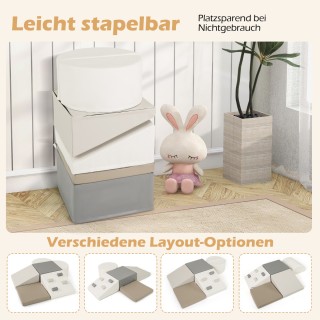 Costway Σετ 6 Αφρώδους Αναρρίχησης Εσωτερικού Χώρου για Παιδιά Διασ...