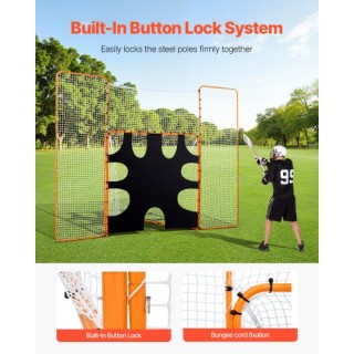 VEVOR Δίχτυ Λακρός 12x9 ft 3-σε-1 με Εξοπισμό Ανάκρουσης και Στόχο ... VEVOR Δίχτυ Λακρός 12x9 ft 3-σε-1 με Εξοπισμό Ανάκρουσης και Στόχο ...