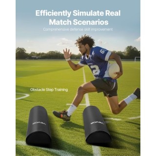 VEVOR Σετ Προπονητικών Κούκλων Ποδοσφαίρου 42.5in (2 Τεμάχια) KBZLP...