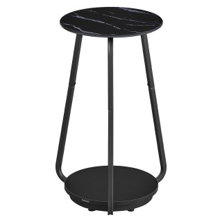 Βοηθητικό Τραπεζάκι Φ30x55cm Μαύρο Μάρμαρο LET287B58 VASAGLE Βοηθητικό Τραπεζάκι Φ30x55cm Μαύρο Μάρμαρο LET287B58 VASAGLE
