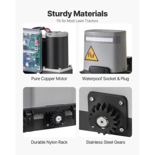 VEVOR Ηλιακός Ανοιγόμενος Μηχανισμός Πύλης 280W για 818kg με Δύο Τη... VEVOR Ηλιακός Ανοιγόμενος Μηχανισμός Πύλης 280W για 818kg με Δύο Τη...