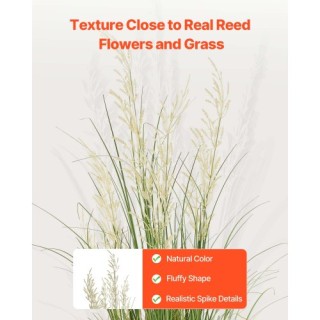 VEVOR Τεχνητό Φυτό Γρασιδιού με Καλάμι, 1194mm, Πλαστική Γλάστρα - ... VEVOR Τεχνητό Φυτό Γρασιδιού με Καλάμι, 1194mm, Πλαστική Γλάστρα - ...