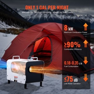 VEVOR Θερμαντήρας Ντίζελ 8KW 12V/24V με Bluetooth για Εξωτερικούς Χ... VEVOR Θερμαντήρας Ντίζελ 8KW 12V/24V με Bluetooth για Εξωτερικούς Χ...