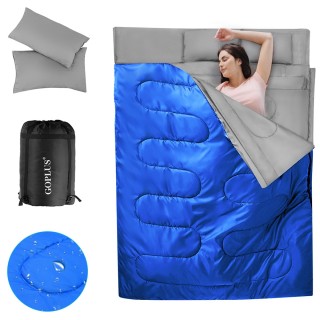 Costway Διπλός Υπνόσακος Ταξιδιού με Αποσπώμενη Λειτουργία και Θερ... Costway Διπλός Υπνόσακος Ταξιδιού με Αποσπώμενη Λειτουργία και Θερ...