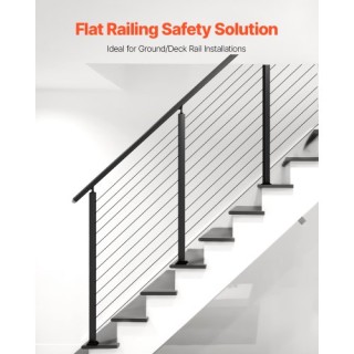 VEVOR Κολόνα Κάγκελου με Καλώδιο και Γωνιακές Οπές 30° 1JZLGZXHS106...