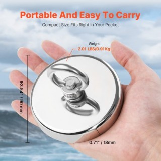 VEVOR Μαγνήτης Ψαρέματος Νεοδυμίου 1000 LBS CXDYCTDPDM10HWZ0GV0 VEVOR Μαγνήτης Ψαρέματος Νεοδυμίου 1000 LBS CXDYCTDPDM10HWZ0GV0