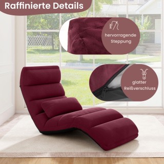 Costway Πρακτικός Καναπές Δαπέδου με Ρυθμιζόμενη Πλάτη και Μαξιλάρ... Costway Πρακτικός Καναπές Δαπέδου με Ρυθμιζόμενη Πλάτη και Μαξιλάρ...