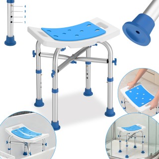 BAKAJI Ρυθμιζόμενο Αντιολισθητικό Σκαμπό Ντουζιέρας Αλουμινίου 0200... BAKAJI Ρυθμιζόμενο Αντιολισθητικό Σκαμπό Ντουζιέρας Αλουμινίου 0200...