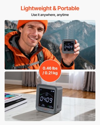 VEVOR Οθόνη Διοξειδίου Άνθρακα με Έλεγχο Θερμοκρασίας και Υγρασίας ... VEVOR Οθόνη Διοξειδίου Άνθρακα με Έλεγχο Θερμοκρασίας και Υγρασίας ...