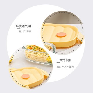 Verk Group Σετ 2 Αεροστεγή Δοχεία από Βοροπυριτικό Γυαλί,  Ανθεκτικ...