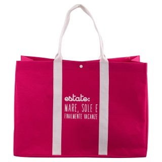 Galileo Μεγάλη τσάντα με 2 υφασμάτινα χερούλια, εσωτερική επίστρωση...