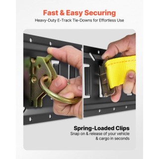 VEVOR Σετ Ράγας Στερέωσης E-Track, 4 τμχ, Περιλαμβάνει Ιμάντες & Αξ... VEVOR Σετ Ράγας Στερέωσης E-Track, 4 τμχ, Περιλαμβάνει Ιμάντες & Αξ...