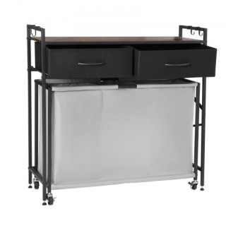 VEVOR Τρόλεϊ Ρούχων με Διαχωριστές, Συρτάρια, Γάντζους και Ρόδες XY... VEVOR Τρόλεϊ Ρούχων με Διαχωριστές, Συρτάρια, Γάντζους και Ρόδες XY...