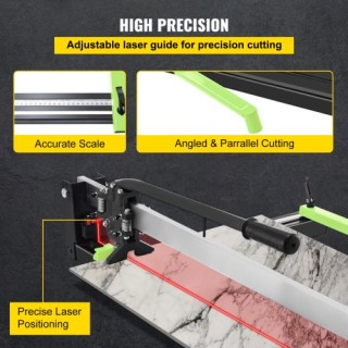 VEVOR 79cm Μπλε Χειροκίνητος Κόφτης Πλακιδίων με Λέιζερ & Αντιολισθ...