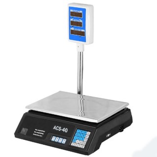 BAKAJI Επαγγελματική Ηλεκτρονική Ζυγαριά με Διπλή Ψηφιακή Οθόνη Μέ... BAKAJI Επαγγελματική Ηλεκτρονική Ζυγαριά με Διπλή Ψηφιακή Οθόνη Μέ...