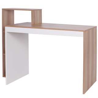 BAKAJI Γραφείο Βιβλιοθήκη 4 Ράφια Τραπέζι Υπολογιστή Ξύλο Σπίτι Γρ... BAKAJI Γραφείο Βιβλιοθήκη 4 Ράφια Τραπέζι Υπολογιστή Ξύλο Σπίτι Γρ...