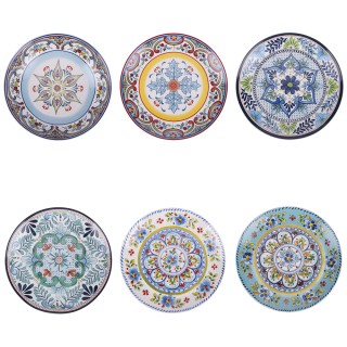 Villa DEste Σετ 6 τμχ Πιατέλα φρούτων από πορσελάνη με άνθινη διακ... Villa DEste Σετ 6 τμχ Πιατέλα φρούτων από πορσελάνη με άνθινη διακ...