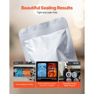 VEVOR Οριζόντια Συνεχής Σφραγιστική Μηχανή Σάκων με Τύπωμα Μελάνης,... VEVOR Οριζόντια Συνεχής Σφραγιστική Μηχανή Σάκων με Τύπωμα Μελάνης,...