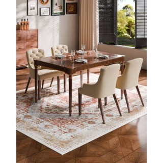 VEVOR Μεγάλο Χαλί 8 x 10 ft Αντιολισθητικό Καφέ Κόκκινο Vintage JXD... VEVOR Μεγάλο Χαλί 8 x 10 ft Αντιολισθητικό Καφέ Κόκκινο Vintage JXD...