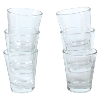 Galileo Σετ 6 ποτηράκια καφέ 90 ml από γυαλί Espressino 5910644