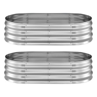 VEVOR Σετ 2 Τεμάχια Γαλβανισμένα Υψωμένα Παρτέρια Κήπου, 1200 x 600... VEVOR Σετ 2 Τεμάχια Γαλβανισμένα Υψωμένα Παρτέρια Κήπου, 1200 x 600...