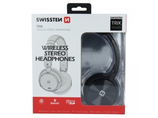 SWISSTEN Ασύρματα Ακουστικά Bluetooth Trix Μαύρο 8595217465176 SWISSTEN Ασύρματα Ακουστικά Bluetooth Trix Μαύρο 8595217465176