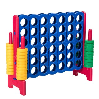 Costway  Τεράστιο Σετ Παιχνιδιού Σύνδεσε-4 για Οικογενειακή Διασκέδ...