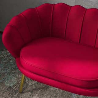 HOMCOM Διθέσιος καναπές σε στυλ Industrial Chic από ύφασμα με εφέ ... HOMCOM Διθέσιος καναπές σε στυλ Industrial Chic από ύφασμα με εφέ ...