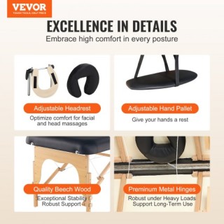Επαγγελματικό Πτυσσόμενο Κρεβάτι Μασάζ VEVOR 30 BXSAMCZYK750OS6CZV0 Επαγγελματικό Πτυσσόμενο Κρεβάτι Μασάζ VEVOR 30 BXSAMCZYK750OS6CZV0