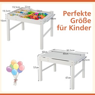 Costway Παιδικό Πολυλειτουργικό Τραπέζι Δραστηριοτήτων 2-σε-1 με Δ... Costway Παιδικό Πολυλειτουργικό Τραπέζι Δραστηριοτήτων 2-σε-1 με Δ...