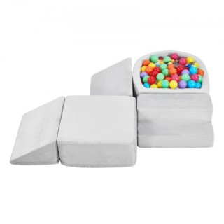 VEVOR Παιχνίδια Αναρρίχησης: Σετ 5 Αφρώδη Μπλοκ με Μπαλοπισίνα για ...